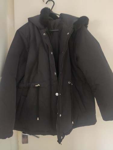 Black shein paka coat - paka,