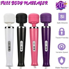 Electric Magic Wand Massager Full Body Waterproof – 10 Speed Vibration Modes UK