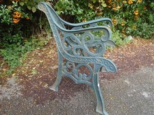 Pair of heavy cast iron garden