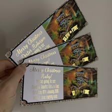 Hot wheels Monster Truck Glow & fire Mock Ticket Concert Birthday Christmas GIFT