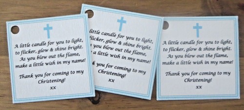 Christening baptism candle - /,