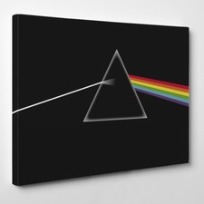 Pink Floyd - Framed Canvas Art Print - Rock Music Band London