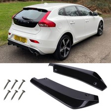 Rear Bumper Spoiler Diffuser Wrap Canard For For Volvo S40 S60 S70 S90 C30 V60