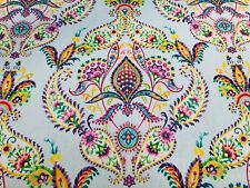 Prussian Paisley Fabric Blue