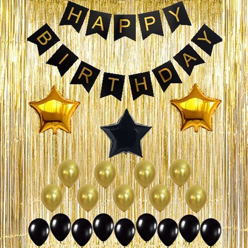 Black gold happy - gold,