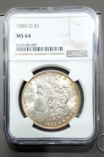 1885-O Morgan Dollar - VAM-4 -