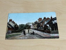 Early 1900s Postcard Castle Eden People in Street Boy with Wheelbarrow