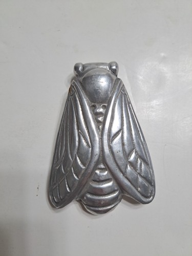 Vintage aluminum cicada - vintage,