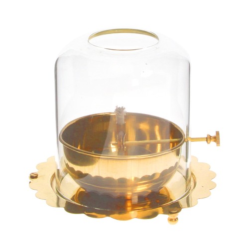 Akhand brass diya - brass, oil