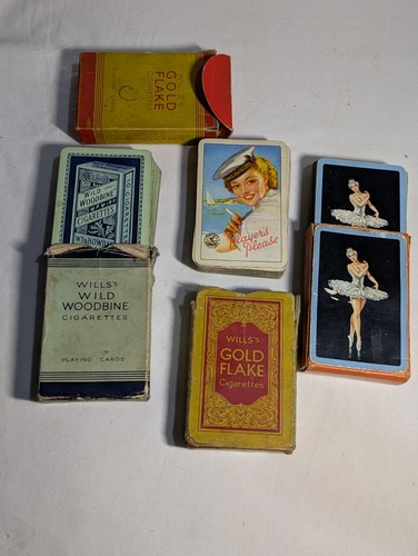 Vintage playing cards wild - vintage,