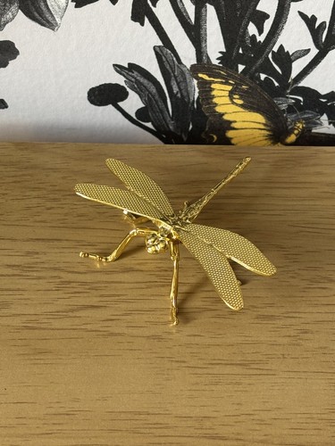 Desk ornaments gold dragonfly - desk,