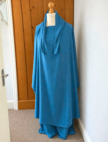 Blue khimar women - blue,