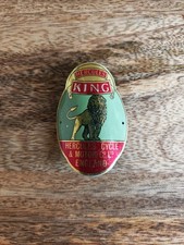 Hercules King Head Badge / Vintage Bicycle Head Badge. Hercules Cycle Co England