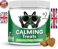 NutriPaw Calming Treats For Dogs - Reduce Stress, Fear, Separation, Barking, Hyp