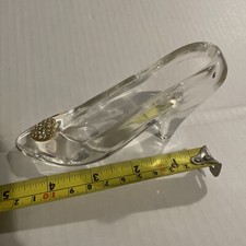 Walt Disney Parks Cinderella Slipper With Pave Crystal Heart Arribas Brothers 5”