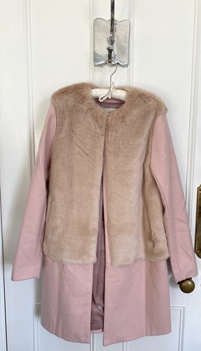 Zara contrasting faux fur - zara,