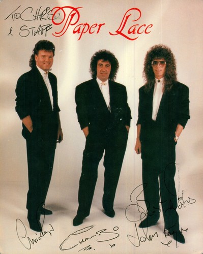 Paper lace group - paper, signed