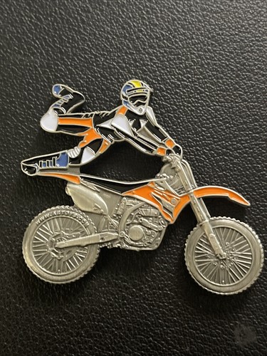 Geocoin orange motorbike new - -,