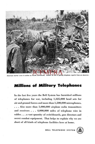 Bell military telephones - bell,