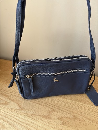 Ashwood leather navy blue - ashwood,
