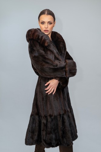 Luxury full length dark brown - full,