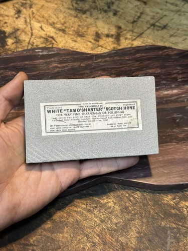 Rare labelled grey tam - 6”,