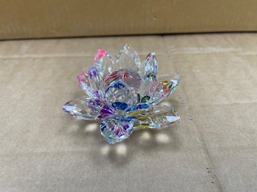 Colorful lotous crystal - colorful,