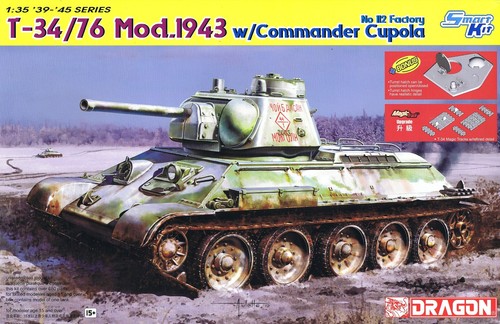 Dragon 76 mod 1943 - t-34/76, mod.1943