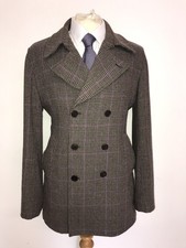 PAUL SMITH - Mens Vintage WOOL PEA COAT - Size Medium - 40-42 Reg - NICE JACKET