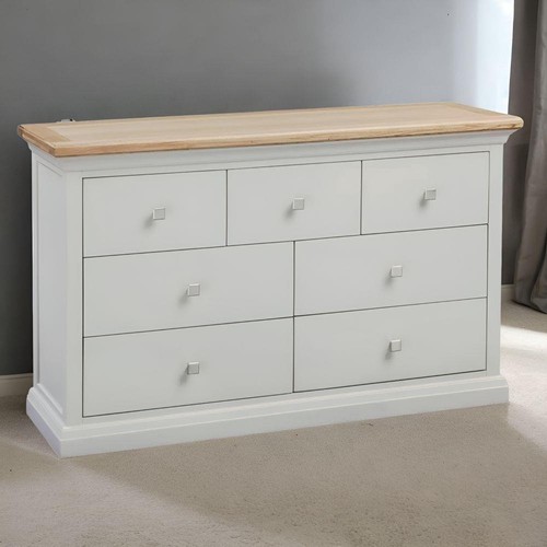 Painted large wide chest - wide, of