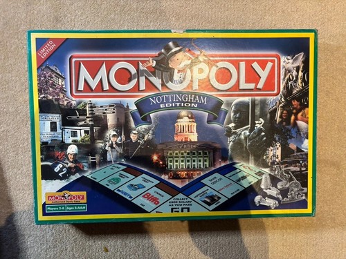 Vintage nottingham monopoly - nottingham,