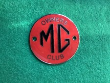 Small MG Owners Club Badge
