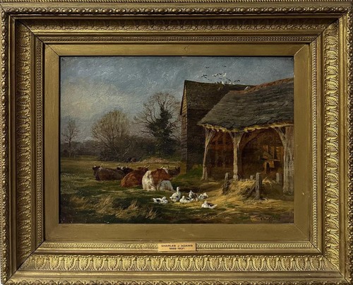 Charles james adams - james, farmyard