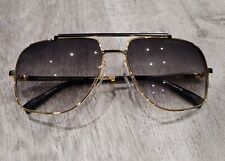 Dita Midnight Special Authentic Sunglasses YELLOW GOLD/BLACK -DARK GREY TO CLEAR