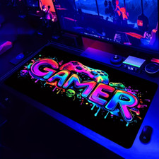 Gaming Computer Desk Mat with