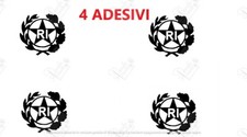 4 Stickers Coat of Arms