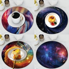 1 pcs Placemats Printed Dining Table Mats Home Kitchen PlaceMat Leather Decor 