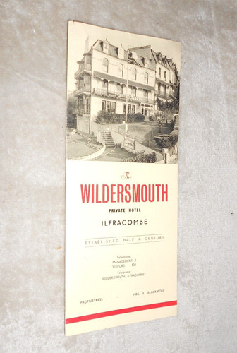 Wildersmouth hotel ilfracombe - wildersmouth,