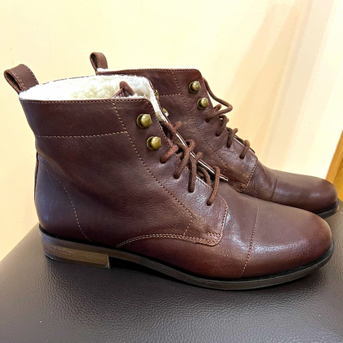 Fat face brown leather lined - fat,