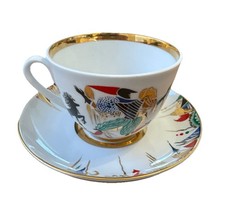 “Carnival” Tea Cup Set Lomonosov Porcelain Factory Made In USSR A.V. Larionov