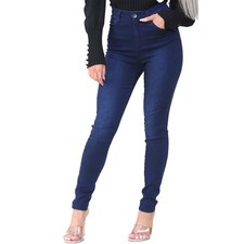 Enzo Womens Skinny Jeans Ladies Slim Fit High Waist Stretch Flex Denim Trousers