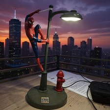 Spider Man Lamp for Bedside Or