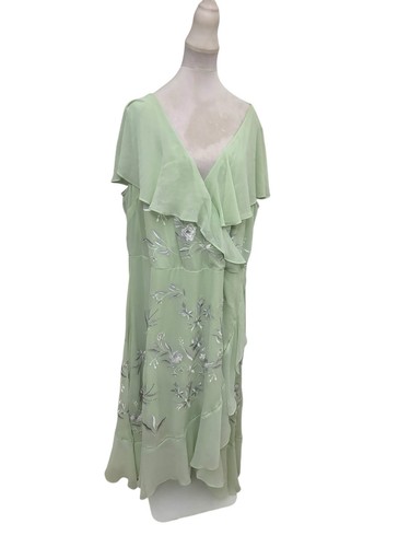 Joanna hope green - green, embroidered