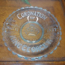 Vintage 1937 Coronation Glass