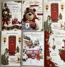CHRISTMAS CARDS FOR  FRIEND, NEIGHBOUR ,ALL THE FAMILY, OUR HOUSE TO YOUR HOUSE