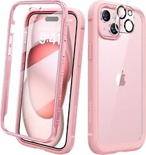 Diaclara Cover for iPhone 16 /15/14/13/12/11 Full Body Build-in screen protector