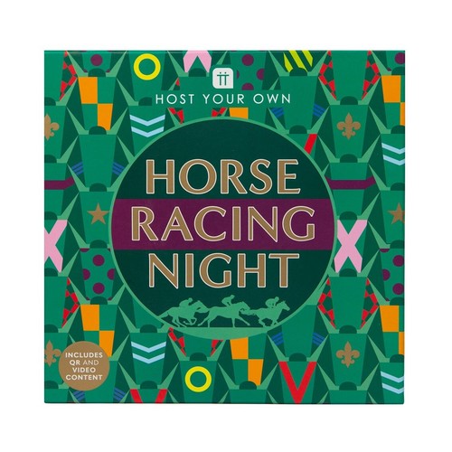 Horse racing night board - horse, game