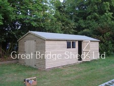 20x10 Apex shed/ Work shop  (pressure treated)