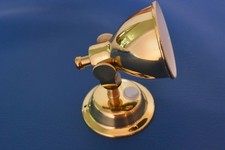 LED Reading Light 10-30VDC Swivel Berth Brass Warm White LEDs Boat Caravan