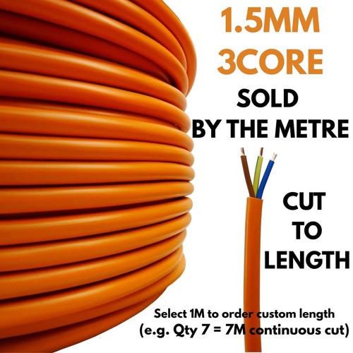 Orange core flex cable 5mm - core,